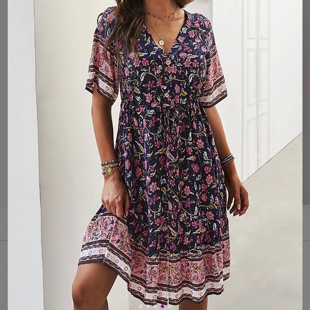 Midi dress size M - Picture 4 of 5